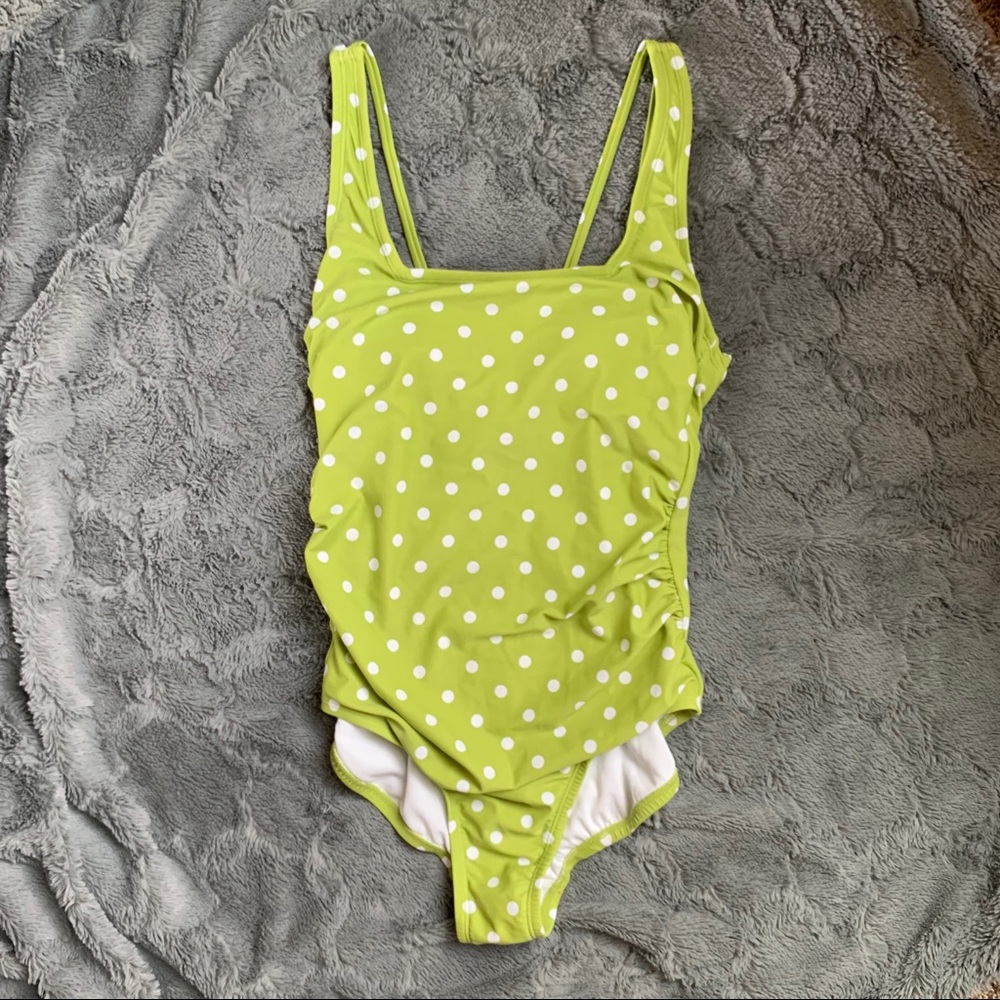 Polka dot bathing suit- WORN 1 TIME